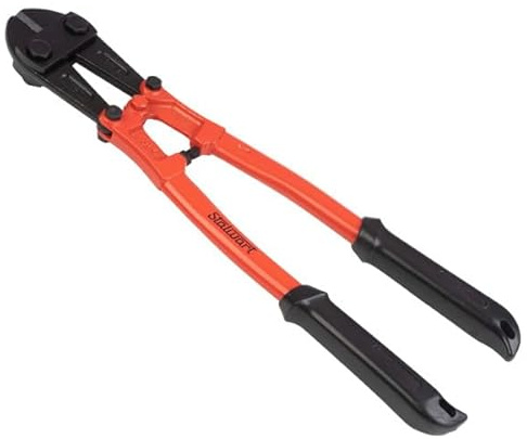 Bolt Cutter - 14-Inch Drop Forged Hardened Alloy Steel Cutter with Ergonomic Grips - Cuts 5/8-Inch Chains, Wires, Bolts, Locks, and More by Stalwart