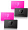 Spyshield RFID Blocker Karte NFC Schutzkarte mit Störsender, Pink | Bank-, EC-, Kreditkarte, Reisepass schützen | RFID-Schutz für Cliphalter, Geldbörse (2X Black u. Pink)