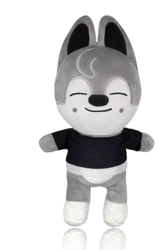 Skzoo Plush, Stay Kids Kuscheltier, Stay Kids Plüschtier, Wolf Chan Plush | Plüschfigur, Kawaii Plüschpuppe für Kinder, Mädchen und Fans