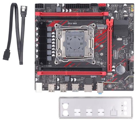 Elprico X99 P33 Computer-Motherboard, LGA 2011 DDR3 Gaming-Mainboard, E5 V3 Gaming-Mainboard, Stabiles PCB-Motherboard für Desktop-Rechner