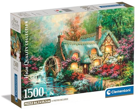 Clementoni Country Retreat Puzzle 1500 Teile Erwachsene - Puzzle Erwachsene in 59,2 x 84,3 cm - Puzzle Erwachsene anspruchsvoll von Clementoni 31711
