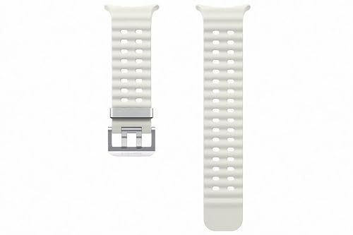 Samsung Galaxy Official Marine Band for Galaxy Watch Ultra, White Sand