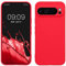 kwmobile Custodia Compatibile con Google Pixel 9 Pro XL Cover - Back Case per Smartphone in Silicone TPU - Protezione Gommata - rosa shocking