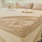 LSZHBSL spannbettlaken 120x200+25cm/3pcs Spannbetttuch Baumwolle Atmungsaktiv Schutz Bettlaken Spannbetttücher für Boxspringbett Topper Matratze mit Gummizug