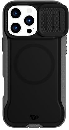 Tech21 EvoMax for iPhone 16 Pro Max Compatible with MagSafe - Impact Protection Case 21x Military Standard Tested - Camera Shield -in Black/Charcoal