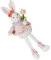 ERINGOGO Osterhase Plüschtiere Kaninchen Babypuppe Babybadewanne Pool Kleines Haustier Heusack Meerschweinchen Futterpuppe Stofffigur Puppen Einhorn Kuscheltiere Das Tier Kuschelhase Rosa
