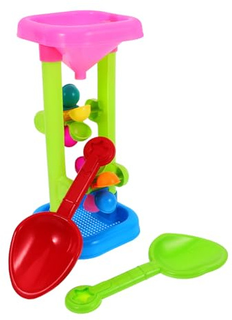 ZUNOXAZ Moulin à Sable et Eau Garçon Fille Plage Entonnoir et Jeu Educatif pour Garçons et Filles Créativité et Socialisation Couleur Aléatoire