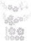ACBungji Hibiskus Autoaufkleber Blumen blumenaufkleber autotattoos selbstklebend Aufkleber Fenster Schwarz Weiß wasserfest (Weiß Blume)