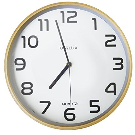 Unilux Baltic Wall Clock 31.5 cm Wood