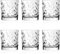 RCR Cristallo Laurus Bicchiere di Cristallo Doppio Old Fashioned Whisky Tumblers - 330ml - Confezione da 6 Whiskey Glass