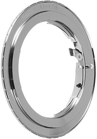 Fotga - Anillo adaptador de montaje para lente Nikon AI F a Canon EOS EF EF-S DSLR Film SLR Cámara 1D X 1D C 5D 5Ds R 6D 7D Mark II/II/IV 60D 70D 77D 80D 700D 750D 760D 800D 1000D
