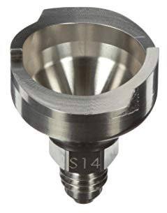 3M Adaptateur pour Pistolet pulvérisateur PPS 2.0#S14, 26053, 7/16 Pouce (0,64 cm) mâle, Filetage 14 UNC, connecte Quelques Pistolets à Peinture Binks et DeVilbiss au système de pulvérisation PPS