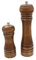 Abcsea 2 Piezas Molinillo de Pimienta de Madera Peugeot Manual, Molinillo Ajustables de Pimienta y Sal y Especias, 5 y 8 pulg.