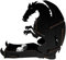 docsmagic.de Dice Tower Dragon Black Small - Würfelturm