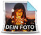 Print Royal Foto-Kissen Selbst gestalten (40 x 40 cm) - mit Foto individuell Bedruckt/Rückseite Hellblau/Personalisierte Geschenk-Idee/Deko-Kissen/Kopf-Kissen inkl. Füllung