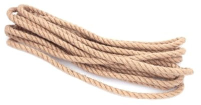 BSD Corde de Jute 8mm x 50m - Corde de Jute épaisse, Corde de Chanvre pour Décoration, Construction, Jardinage