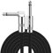 Sovvid Professional Guitar Cable 3M/10FT, Braided Guitar Lead Instrument Cables 6.35mm 1/4 Inch Jack Cord for Electric Guitar Bass, Amp, Speaker, Keyboard, Mandolin, Pro Audio (Black)