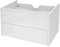 Mendler Waschbeckenunterschrank HWC-B19, Waschtischunterschrank Waschtisch Badezimmer, Hochglanz Soft-Close 50x80cm - weiß