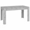Tidyard Tavolo da Pranzo,Tavolo per Sala da Pranzo,Tavolo Soggiorno,Tavolino da Cucina,Tavolino Consolle,Tavolo Rettangolare da Pranzo in Legno Multistrato Grigio Cemento 140x74,5x76 cm