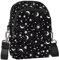 Qceqkul Handy-Geldbörse für Damen, Crossbody-Tasche, Schultertasche mit verstellbarem Riemen, wasserdicht, Reisen, lässig, Schultertasche, Stern und Mond, Casual