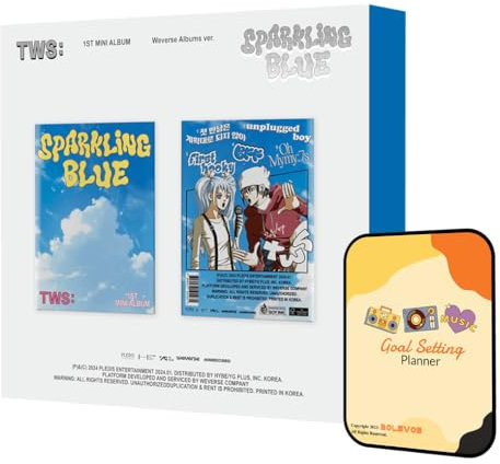 TWS Sparkling Blue Album [Sparkling Blue (Weverse Album ver.)]+Pre Order Benefits+BolsVos Exclusive K-POP Inspired Digital Merches