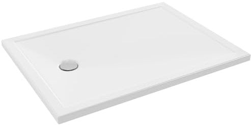 Jacob Delafon Receveur de Douche 120 x 90 Gaspard Extra-Plat céramique bonde à Gauche