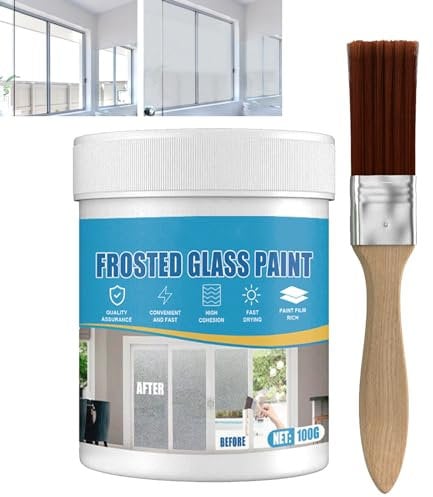 GNAUMORE Frosted Glass Spray Paint for Windows, Doors - Window Shading and Frosting Film Paint