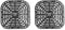 2 PCS Air Fryer Replacement Tray Air Fryer Accessories Part Grill Crisper Plate for Instants 6QT Air Fryers Air Fryer Grill Pans