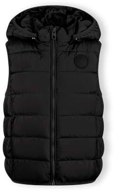 Minoti Gepolsterte, schnell trocknende Weste für Jungen – Kinder-Bodywarmer mit abnehmbarer Kapuze