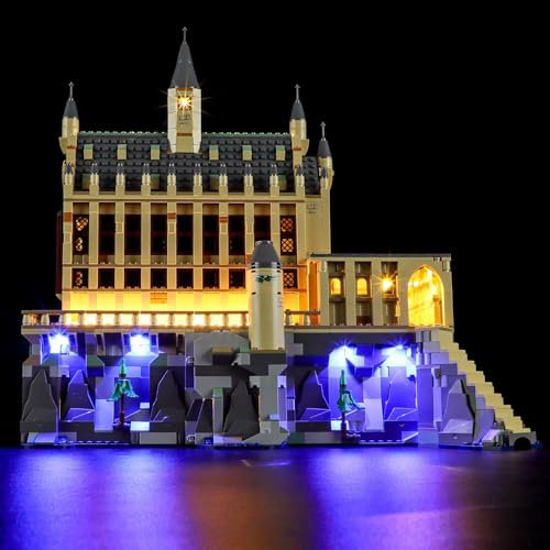 MENZAVA Licht-Set Kompatibel Mit 76435 Schloss Hogwarts: Die Große Halle Harry Potter - Led-Beleuchtungsset Für Bausteinen Modell - Modell Set Nicht Enthalten