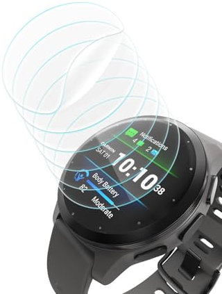 Yaekea 6 Pièces Protection Écran pour Garmin Venu 3S 41mm Smartwatch, Film TPU Flexible Auto-Cicatrisant, Sans Bulles HD Clair Doux Protecteur D'écran