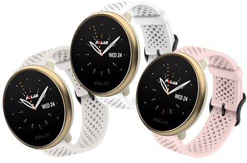 OUTPUTBT Silikon Armband 20mm für Polar Ignite/Ignite 2/3 Atmungsaktiv Sport Uhrenarmbänder für Polar Unite/Pacer Ersatzarmband für Damen Herren