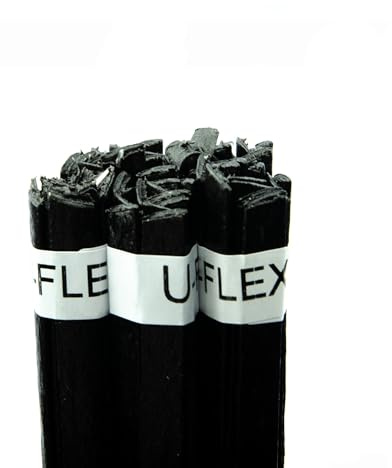 Rosfix U-FLEX – Kunststoffschweißdraht 100g | Länge 42cm, Streifen 8mm | Temperaturbereich 550-650°C, schwarz | Geeignet für PP, ABS usw. | Kunststoffschweißzubehör