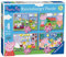 Ravensburger Peppa Wutz Puzzle für Kinder ab 3 Jahren, 10,2 cm (12, 16, 20, 24 Teile)
