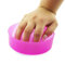 KADS Nagelkunst Handwaschschüssel Nailart Einweichen Schüssel Für UV Nagellack Poliermittel Entfernung，Glitzernagel, Spa-, Bad-Behandlung, Handpflege-Schüssel，Zuhause Oder Salon, Rosa