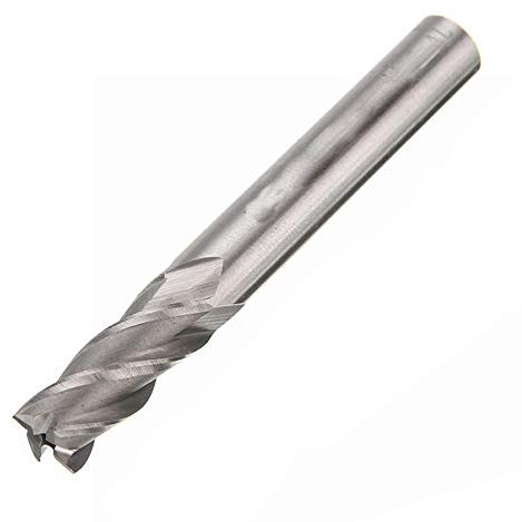 BE-TOOL 12 mm de diámetro HSS CNC 4 flauta de vástago recto recto punta cuadrada fresadora fresadora broca para cobre, aluminio, acero de herramientas, hierro fundido, etc.