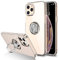 SORAKA Clear Case for iPhone 11 Pro Max with 360 Rotating Ring Holder Slim Fit Soft TPU Transparent Case with Metal Plate for Magnetic Car Phone Holder