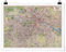 Bilderwelten Poster - Vintage Stadtplan Berlin - Querformat 3:4 Matt 30 x 40cm