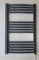 Greened House - Scaldasalviette elettrico curvo, 500 W x 800 h, colore: antracite