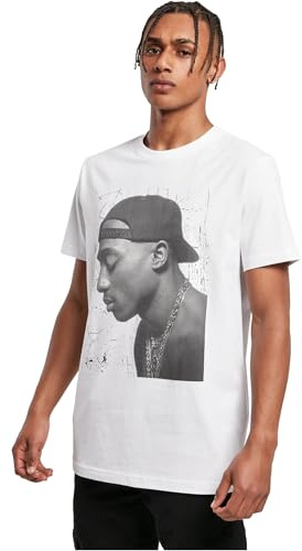 Merchcode Herren Tupac Cracked Background Tee