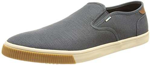 TOMS MEN BAJA Dark Slate Heritage Canvas UK6