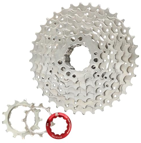splumzer 8/9/10/11/12 Speed Cassette Ultra-Light 28T/32T/36T/40T/42T/46T/50T Bike Cassette Fit Mountain Bike/Road Bike/XC/DH/AM,Compatible with Sram HG Hub Driver