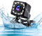 Hikity HD wasserdichte Rückfahrkamera mit 12 LEDs, 12V Kamera Auto mit Nachtsicht, 170 ° Weitwinkel Rückfahrkamera + 6M Videokabel