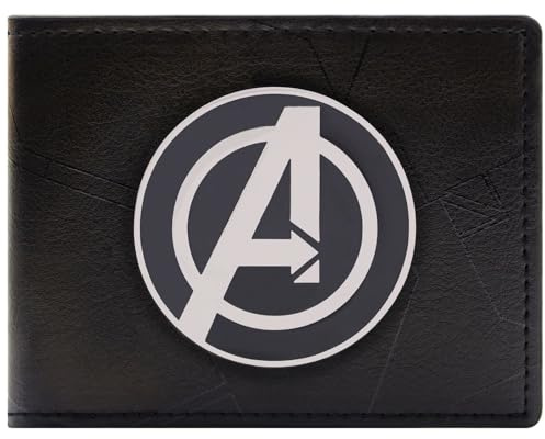 Captain america Avengers Assemble Insigne en métal Noir Portefeuille