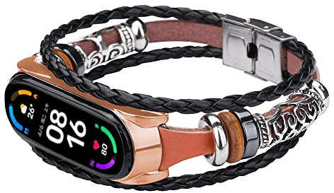 Feysentoe Armband Kompatibel für XiaoMi Mi Band 5/6 Estrazarmband Uhrenarmband