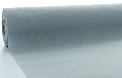 Sovie HORECA Airlaid Tischdeckenrolle | Tischtuch Tischdecke Einweg | 118 cm x 40 m | 1 Stück (Grau)