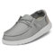 Hey Dude Wendy Youth Glitter Moc Toe Shoes, Smoke Quartz, 37 EU