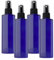 BPZXL 4 pièces 200ml Bleu flacons vaporisateurs vides en plastique de Avec Sprayer Noir，Vaporisateur Cheveux Vaporisateur Plante Vaporisateur Eau - Flacon Spray Vide