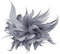Federbrosche Haarklammer Corsage, iSpchen Haarschmuck Mädchen Damen Brusttaschenbrosche, Party Corsage Kopfschmuck Kleidung Performance Requisiten,Grau