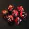 Dadi D&D D4 D6 D8 D10 D12 D20 D% Dadi DND Set 7 pezzi Poliedrici Fatti a Mano Resina con Bordi Affilati per Dungeons and Dragons Pathfinder Roll Giochi da tavolo Giochi RPG MTG con Confezione Regalo